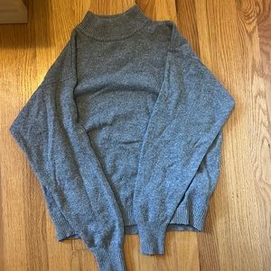 Brandy Melville grey mock neck sweater